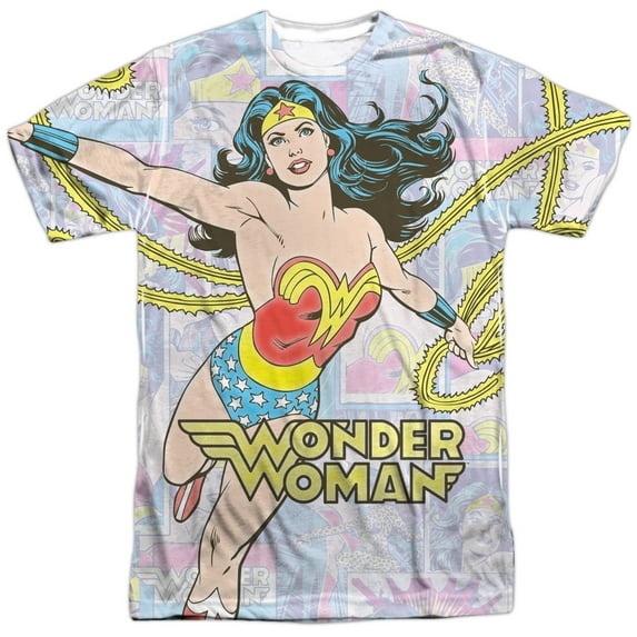 DC Comics Wonder Collage Mens Sublimation Shirt