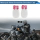 thumbnail image 2 of Accesorios para Casco de Motocicleta Decoración Orejas de Conejo de Flor para Cascos de Motocicleta Bicicleta Esquí Piel Blanca Stickers 1 Juego, 2 of 6