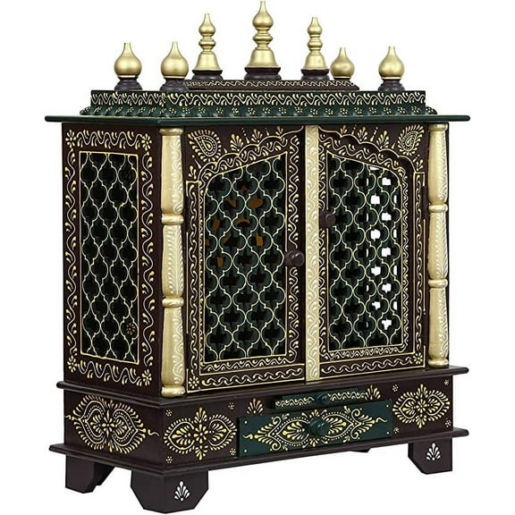 Indian Handicrafts Export MDF and Mango Wood Home Temple/Puja Mandir