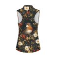 thumbnail image 2 of Whosucclay Daisy and Bird Design Ladies Golf Shirts Workout Tank Tops for Women, Anti Shrink V Neck for Fitness Sports Athletic, 2 of 7