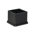thumbnail image 5 of Flyshop Square Flexible PVC Leg Tips Chair Leg Caps Furniture Floor Protectors, 1-3/16" x 1-3/16", 30 x 30 mm, Black, 10Pcs, 5 of 6
