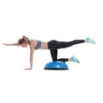 thumbnail image 4 of X Factor Balance Ball Balance Trainer Strength Dome – Half Ball Core Training For Full-Body Exercise, Yoga and Stretching – Half Yoga Exercise Ball Yoga Strength Exercise Fitness Platform w Pump Blue, 4 of 9