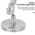 thumbnail image 2 of PENIKOKO Silver Mini Flute Model 1 Set Copper for Musical Instruments Model and Home Decor, 2 of 7