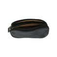 thumbnail image 3 of CTM Napa Leather Zip Around Double Eyeglass Case Holder, 3 of 4