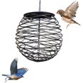 thumbnail image 1 of Bird Suet Feeders for Outside - Squirrel Proof Bird Feeder | Metal Large Capacity Wild Bird Outdoor Feeder Suitable for Suet Cake, Ball Mesh Bird Feeder, 1 of 7