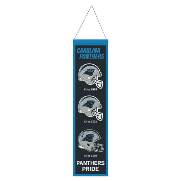 WinCraft Carolina Panthers 8" x 32" Evolution Banner