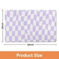 thumbnail image 5 of Charming Checkered Bath Rugs | Non-Slip, Absorbent | Ideal for Shower, Sink, Tub | Machine Washable | Fits All Bathrooms | 20x32 in, 5 of 5