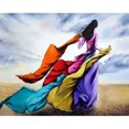 thumbnail image 1 of Cuadros Decorativos Chica pintura al óleo por números Kit DIY pintura acrílica sobre lienzo cuadro de arte de pared JShteea Nuevos Originales, 1 of 7