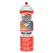 AGS Rust Solutions Matte Black Anti-Corrosion Rust Paint - 14 oz Aerosol Spray