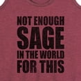 thumbnail image 3 of Instant Message - Not Enough Sage - Women's Racerback Tank Top, 3 of 6