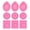 9PCS, variant on JuDWoC Picture Frame Silicone Mold 2 Inch Mini Baroque Border Tray 4PC Food Grade Chocolate Cake Decorating Base Reusable Detailed Embossing Form for Soap Candy Clay Biscuit Baking Tool