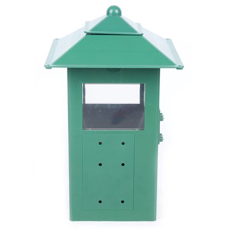 Miumaeov Timing Automatic Fish Feeder 5L Capacity Timely Automatic ABS Plastic Fish Feeder for Aquarium Pond