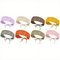 thumbnail image 2 of HLONK Ensemble de 4 Pcs/8 Pcs Attaches Cheveux Tricotées Couleur Unie Simple Style Rétro Tissu Doux Élégant Design à Bretelles Réglables pour Femmes, 2 of 6
