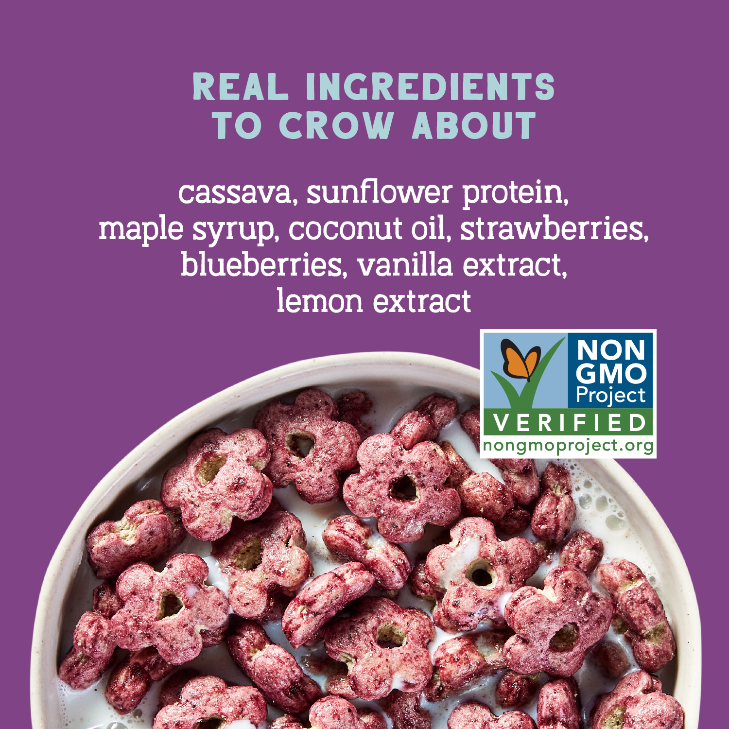 (Pack of 6), Seven Sundays Real Berry Sunflower Cereal, 8 oz