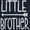Navy, variant on Little Brother Cute Younger Sibling Youth T Shirt Tee Boys Infant Toddler Brisco Brands 4T
