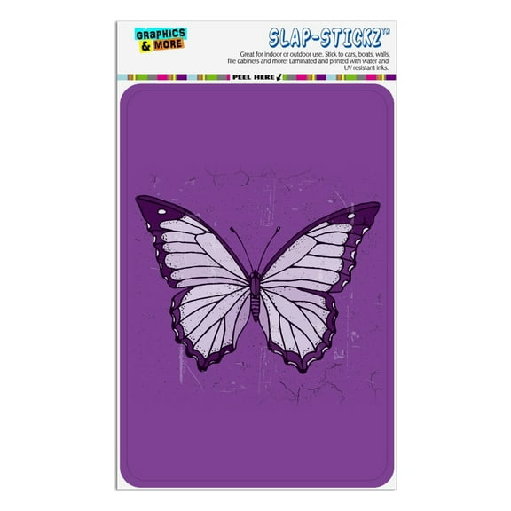 Butterfly Artsy Purple Home Business Office Sign