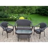 Oakland Living Elite All-Weather Wicker Conversation Set