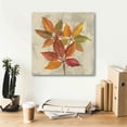 thumbnail image 6 of Epic Graffiti 'November Leaves I' by Silvia Vassileva, Canvas Wall Art, 18"x18", 6 of 8