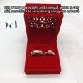 thumbnail image 4 of Toystoory Par de anillos caja de exhibición de joyas hueco organizador de almacenamiento de joyas soporte de anillos para boda estuche multifunción de Kits de decoración para fiestas Toystoory HA070987-01, 4 of 5
