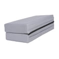 thumbnail image 1 of Colaxi Foldable Bolster Pillow Cushion Washable Cover Lightweight Support Pillow Floormat for Poses Modification Grey, 1 of 8