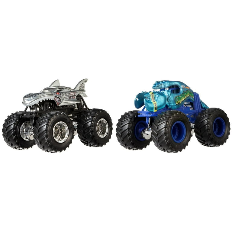 Hot Wheels ミニカー Demolition Doubles 2台セット Hot Wheels Monster Jam Demolition Doubles 2-Pack (Styles May