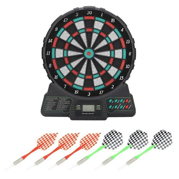 Zshan Electronic Dartboard Darts,Electronic Dartboard Darts/Automatic Scoring Dart Tips Toys Dart Dartboard Set Sound Reminding,Dart Dartboard Set