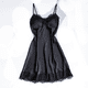 thumbnail image 4 of Ropa interior sexy Pijamas divertidos para el hogar Tentación sexy para mujer Camisón con tirantes de encaje y escote en V, 4 of 5
