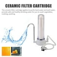 thumbnail image 3 of Mistaha Countertop Water Filter Water Filter with Ceramic Cartridge Water Tap Filtration System for Hard Water Reduces Fluoride Chlorine Easy Installation Water Purifier for Home Kitchen Bathroom, 3 of 8