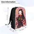 thumbnail image 4 of School Bag Demon Slayer Backpack Elementary Middle School Bookbag Large Capacity Shoulder Bags, 4 of 5