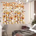 thumbnail image 6 of Squirrel Kitchen Curtains Window Curtains Elegant Curtains for Living Room, Fall Leaves Rod Pocket Short Tier Curtain for Room Decorative Curtains Valance, 6 of 6