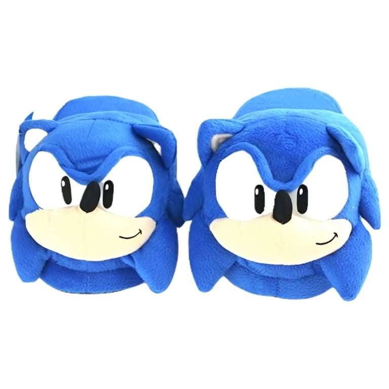 Sonic the hedgehog sonic plush slippers shoes sale