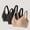 Black, variant on Push up Bras for Women Plus Size 3 Pack Wide Strap Breathable Bralettes Fixed Cup Anti-Sagging Racerback Hollow Out Lingerie