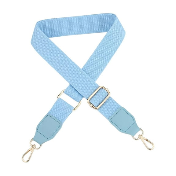 Shoulder Bag Strap Adjustable Replacement with Buckle Canvas for Handbag Bag Blue