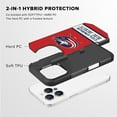 thumbnail image 2 of Apple iPhone 13 Pro Max - NHL Licensed Columbus Blue Jackets Team Logo on Jersey Textured Dual Layer Case, 2 of 5