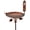 Copper & Brown, variant on Bird Baths for Outside, 12 Inches Dia Bird Bath Feeder Bowl with Sun and Rooster Decor, Freestanding Metal Birdbath for Outdoors Garden Patio Yard Lawn