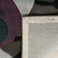 thumbnail image 2 of SAFAVIEH Soho Daisy Abstract Wool Area Rug, Grey/Blue, 6' x 6' Round, 2 of 5