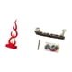 thumbnail image 5 of Figura de resina de de llama abstracta, escultura de fuego moderna, quemador artesanal, adorno de mesa, decoración de Halloween para patio, o, 5 of 8
