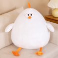 thumbnail image 3 of Adorable muñeco de peluche de dibujos animados de pollo Juguetes de felpa suave Decoración del hogar Regalos de cumpleaños Nituyy Blanco, 20cm/7.87pulgadas, 3 of 5