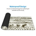 thumbnail image 5 of Disketp Gaming Mouse Pad Rice Harvest Pattern Large Mouse Mat Long Extended Desk Pad Non-Slip Rubber Mice Pads Stitched Edges Thin Pad (11.8x31.5 Inch), 5 of 9