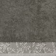 thumbnail image 2 of 4-Piece Cotton Grey Wisteria Decorative Bath Towel Set by Blue Nile Mills, 2 of 3