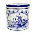 thumbnail image 5 of Verweij 100% Butter Authentic Dutch Caramel Syrup Stroopwafels Blue Vintage Gift Tin 8.8 OZ., 5 of 8