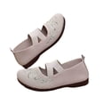 thumbnail image 4 of Norvail Summer Mesh Flyknit Embroidered Soft Sole Breathable Single Shoes – Lightweight Casual Slip-On Walking Shoes for Women, Cushioned Insole, Flexible Non-Slip Outsole for Daily Wear, 4 of 4