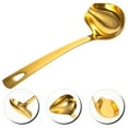 thumbnail image 2 of Miangastore Gravy Serving Spoon Stainless Steel Practical Design Cooks 1Pcs, 2 of 8