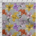 thumbnail image 3 of Soimoi Floral Print, Velvet Fabric Decor Sewing Fabric By The Yard- 54 Inch WideDecorative Fabric For Upholstery And Home Accents-Gray, 3 of 5