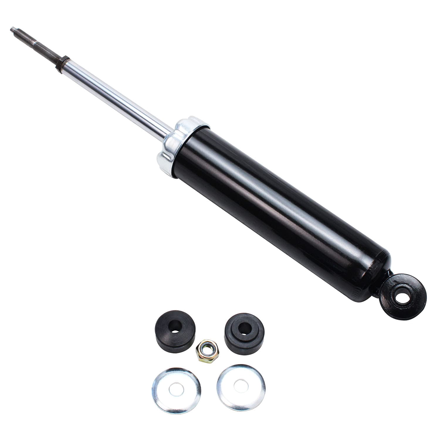 Detroit Axle - 4WD Front End Suspension Kit for 2000-2004 Dodge Dakota, 2000-2003 Durango, 2 Upper Control Arms w/Ball Joints 2 Shock Absorbers Assembly 2001 2002 Replacement