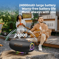thumbnail image 2 of New Moon Zealot S127 100W Outdoor Party Bluetooth Speaker Black, 2 of 6