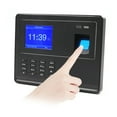 thumbnail image 1 of Riwcyla Biometric Fingerprint Password Time Attendace Machine Employee Checking,in Time Recorder Reader with 2.8 Inch TFT Screen Multi,language Support USB Disk Data Download, 1 of 6