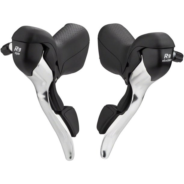 microSHIFT R9 Drop Bar Brake/Shift Lever Set 3 x 9Speed, Shimano