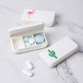 thumbnail image 1 of Portable Mini Pill Case Boxes 3 grids pill box Grids Travel Home Pills Container Home Holder Cases Storage Box, 1 of 8