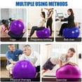 thumbnail image 6 of Exercise Ball 30 Inch Large Stability Ball for Yoga Physical Home Gym Workout with Air Pump, 6 of 8
